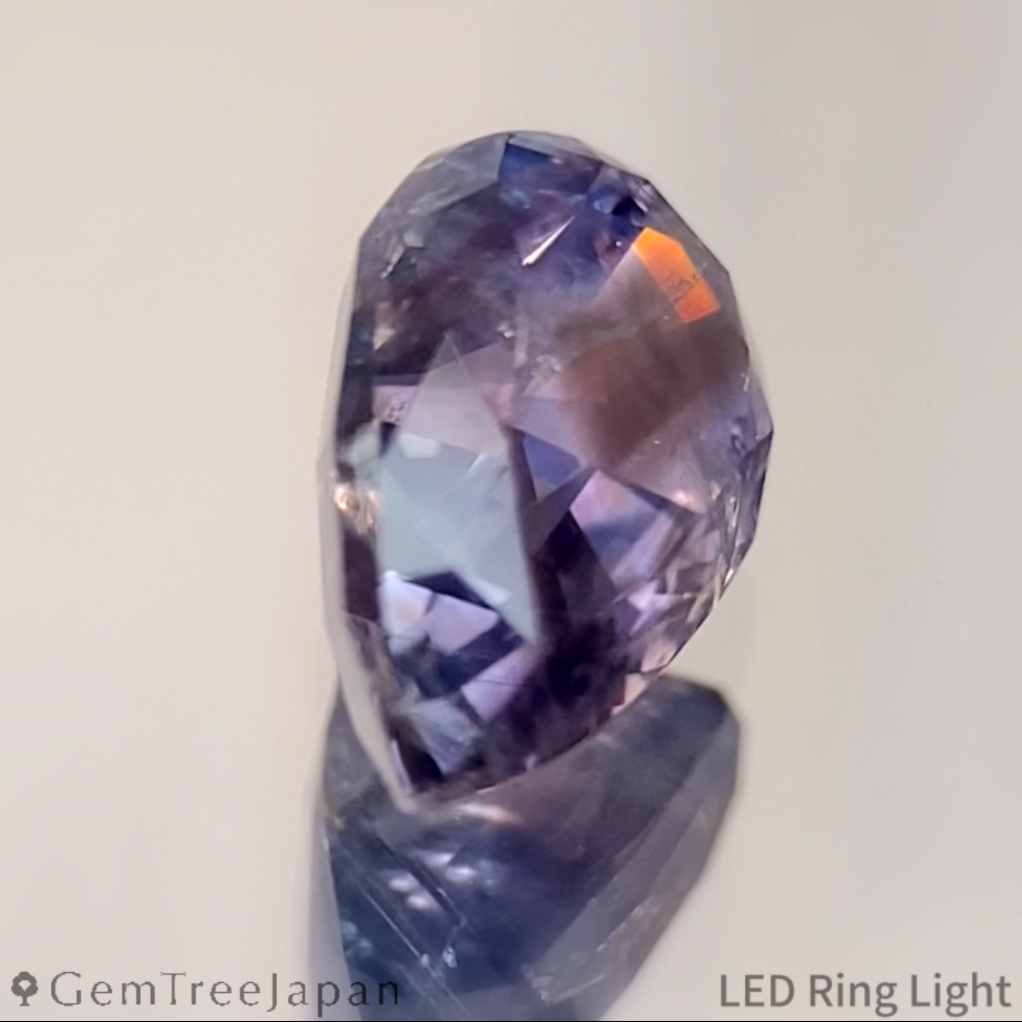 【from Rough】Unheated Sapphire 1.243ct / Kanchanaburi