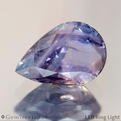 【from Rough】Unheated Sapphire 1.243ct / Kanchanaburi