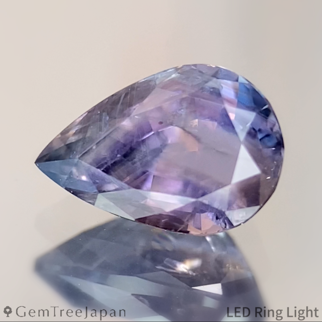 【from Rough】Unheated Sapphire 1.243ct / Kanchanaburi