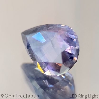 【from Rough】Unheated Sapphire 1.243ct / Kanchanaburi