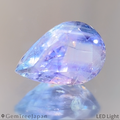 【from Rough】Unheated Sapphire 1.243ct / Kanchanaburi