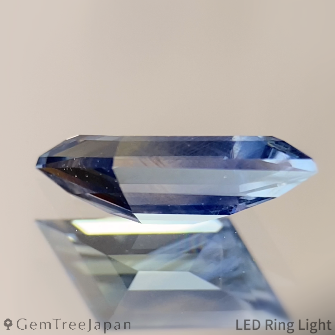 [from Rough] Unheated Sapphire 0.893ct / Kanchanaburi