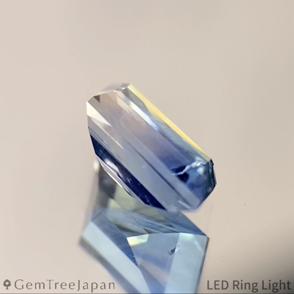 [from Rough] Unheated Sapphire 0.893ct / Kanchanaburi