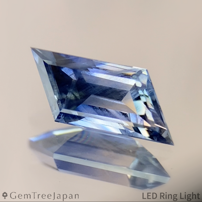 [from Rough] Unheated Sapphire 0.893ct / Kanchanaburi