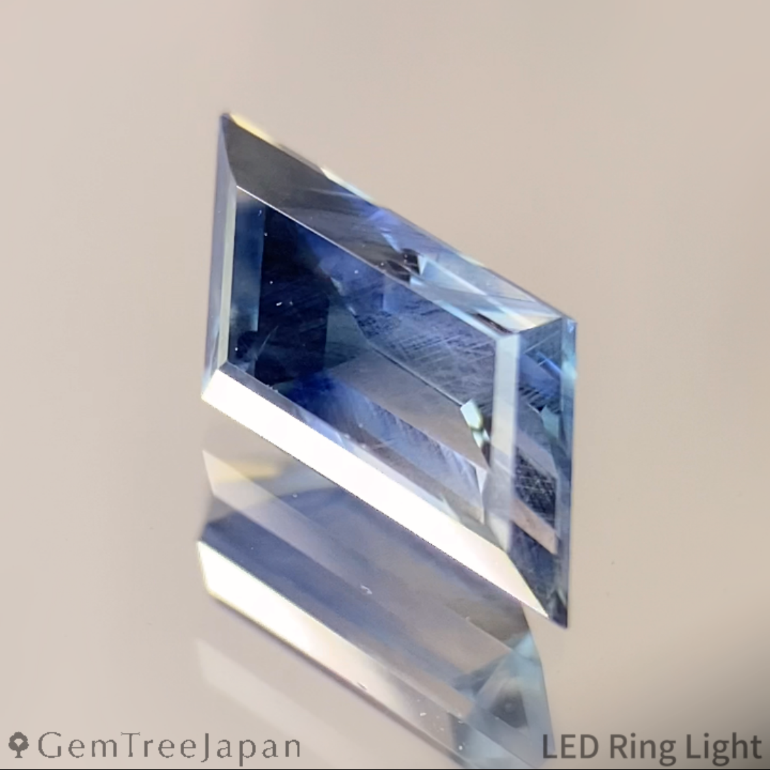 [from Rough] Unheated Sapphire 0.893ct / Kanchanaburi