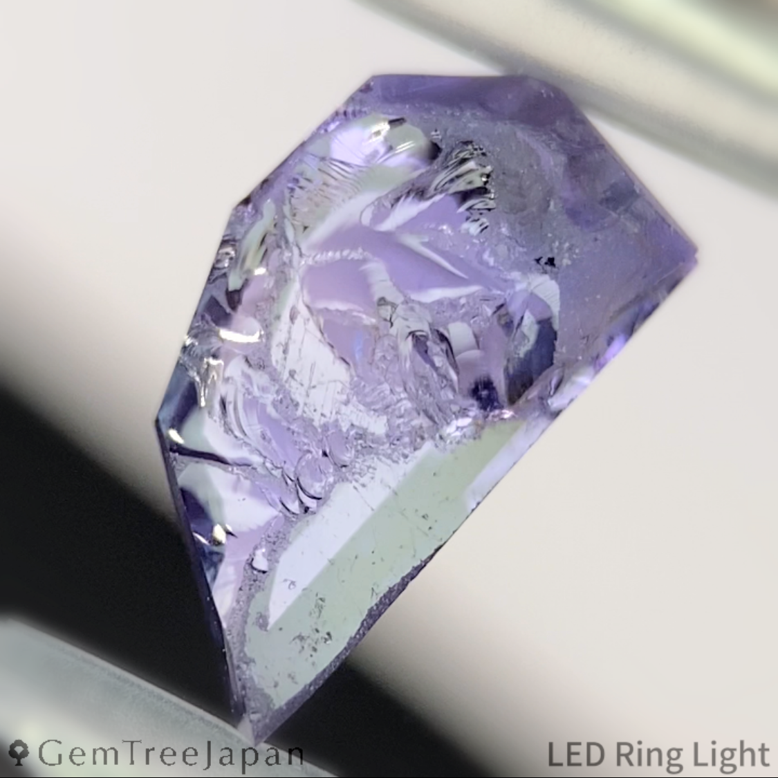 【Table & rough】Un-Heat Sapphire 2.033ct / Kanchanaburi