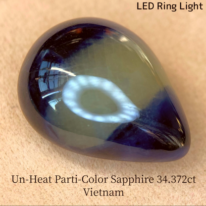 Un-Heat Parti-Color Sapphire 34.372ct / Vietnam