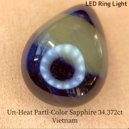 Un-Heat Parti-Color Sapphire 34.372ct / Vietnam