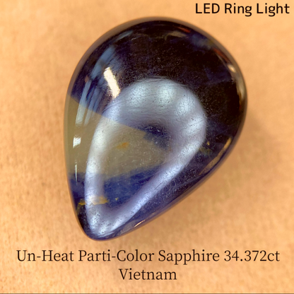 Un-Heat Parti-Color Sapphire 34.372ct / Vietnam