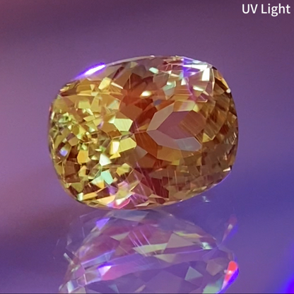UV Change Tsavorite 0.758ct / Tanzania