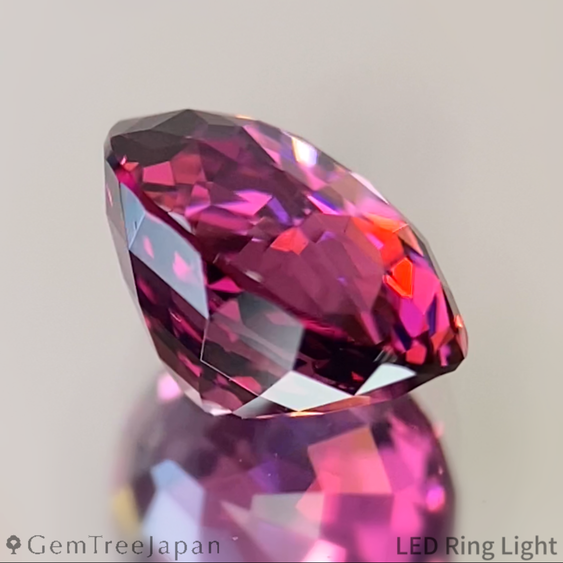 【SP Trial Price】"Table Cube Cut 2" Rhodolite Garnet 2.252ct / Tanzania