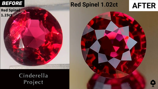 【Cinderella Project】Red Spinel 1.19ct→1.02ct