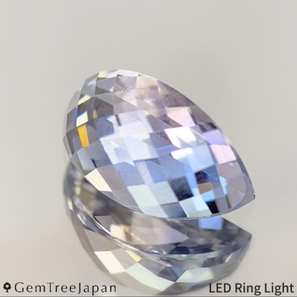 "Sleepy Rainbow" Un-Heat Parti-Color Sapphire 1.439ct / Kanchanaburi (Thailand)