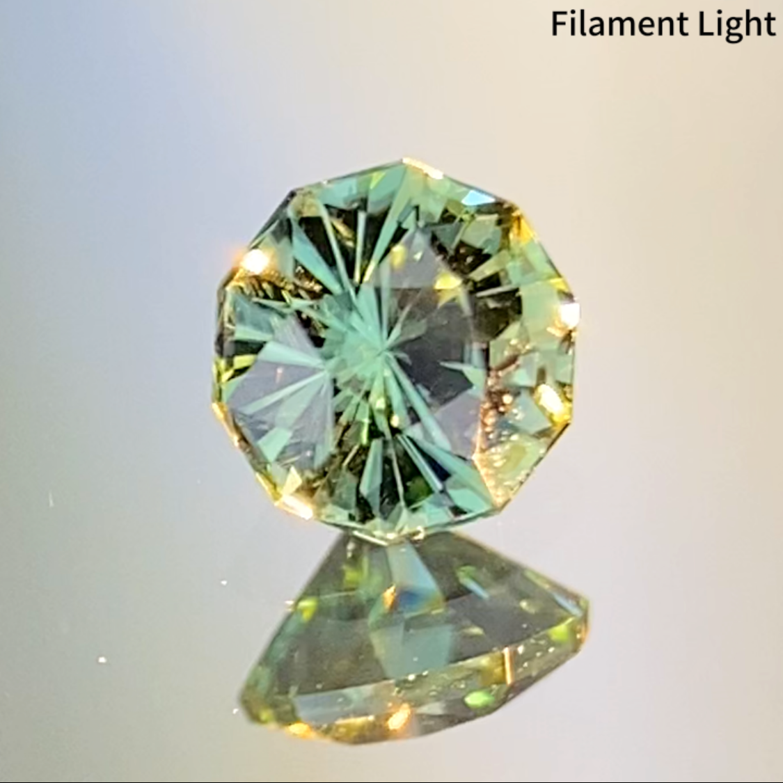 UV Tenebrescent Green Zircon 0.357ct