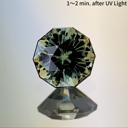 UV Tenebrescent Green Zircon 0.357ct