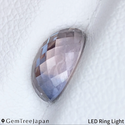"Sleepy Rainbow" Un-Heat Parti-Color Sapphire 1.439ct / Kanchanaburi (Thailand)