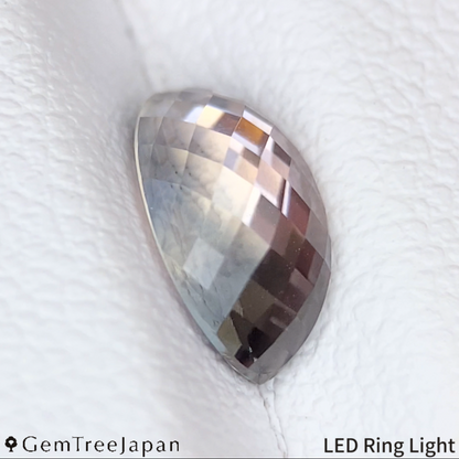 "Sleepy Rainbow" Un-Heat Parti-Color Sapphire 1.439ct / Kanchanaburi (Thailand)
