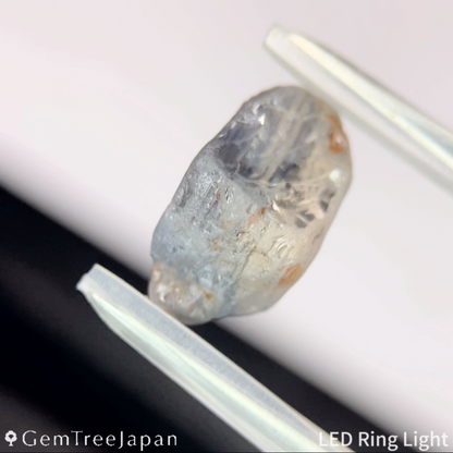 "Sleepy Rainbow" Un-Heat Parti-Color Sapphire 1.439ct / Kanchanaburi (Thailand)
