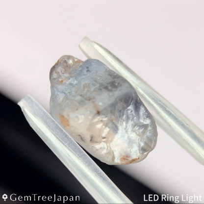 "Sleepy Rainbow" Un-Heat Parti-Color Sapphire 1.439ct / Kanchanaburi (Thailand)