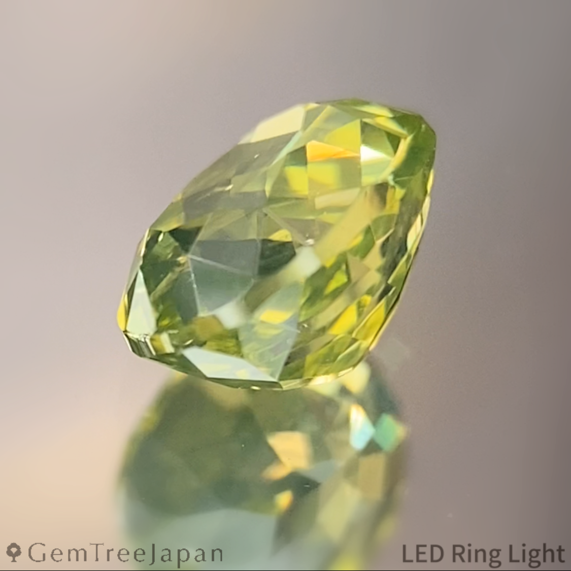Greenish Yellow Zircon 1.283ct / Sri Lanka