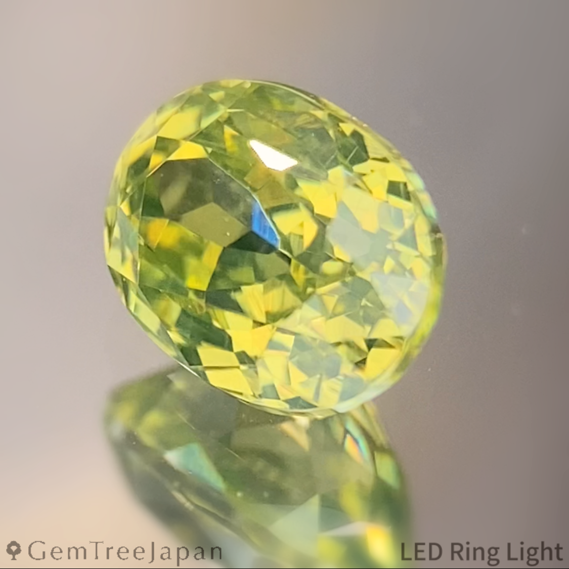 Greenish Yellow Zircon 1.283ct / Sri Lanka