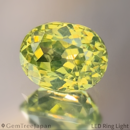 Greenish Yellow Zircon 1.283ct / Sri Lanka