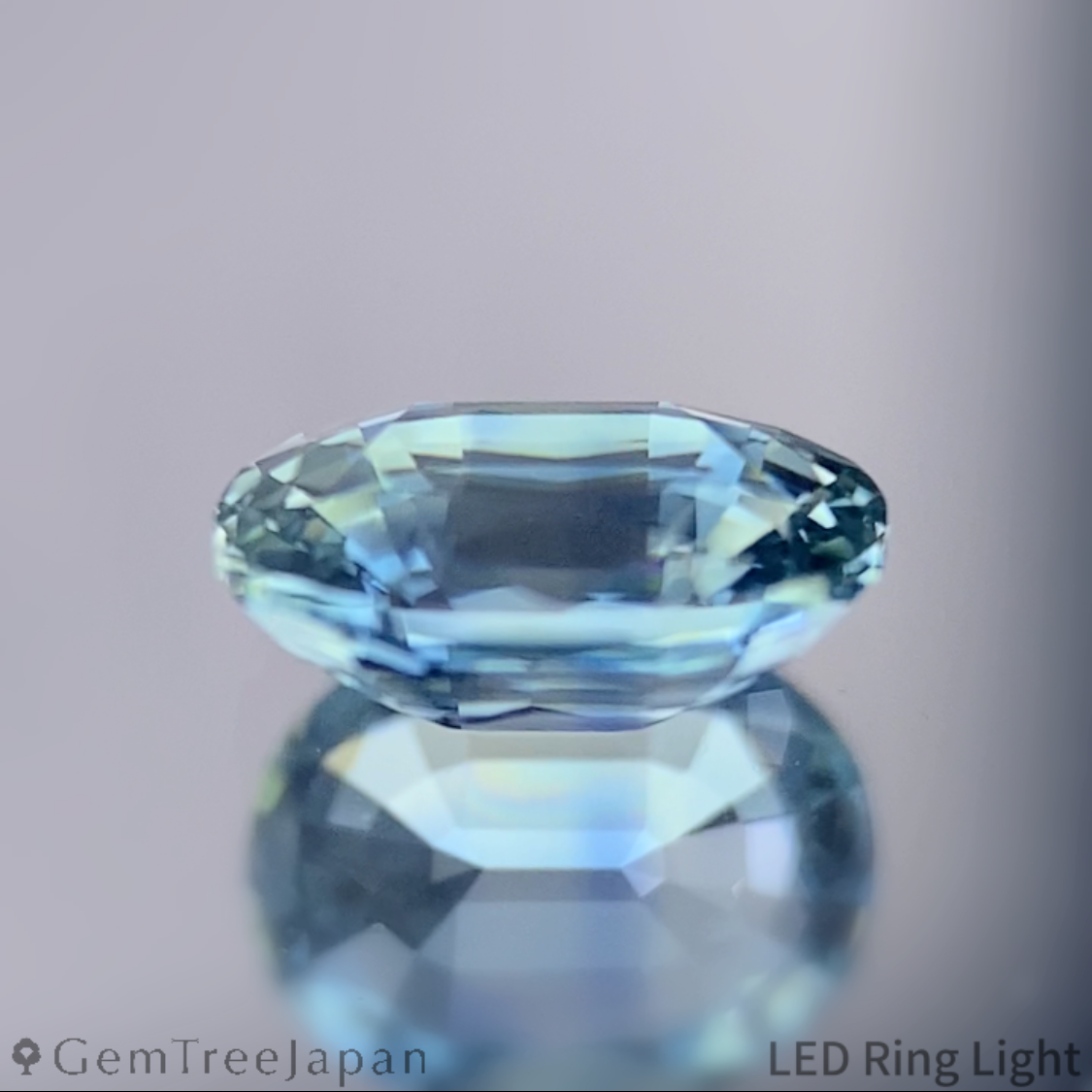 "Ice Mint Blue" Sapphire 0.655ct / Kanchanaburi (Thailand)