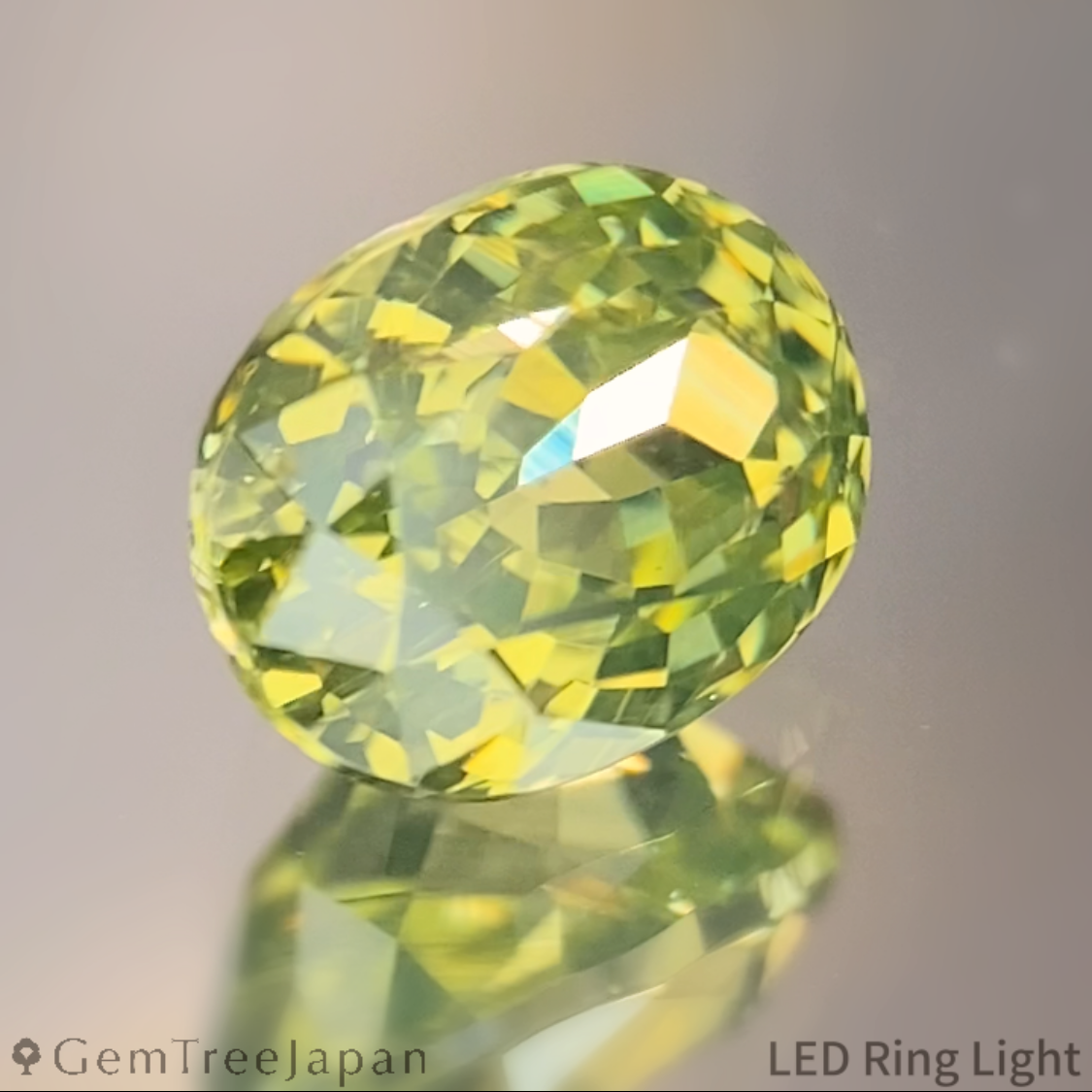 Greenish Yellow Zircon 1.283ct / Sri Lanka