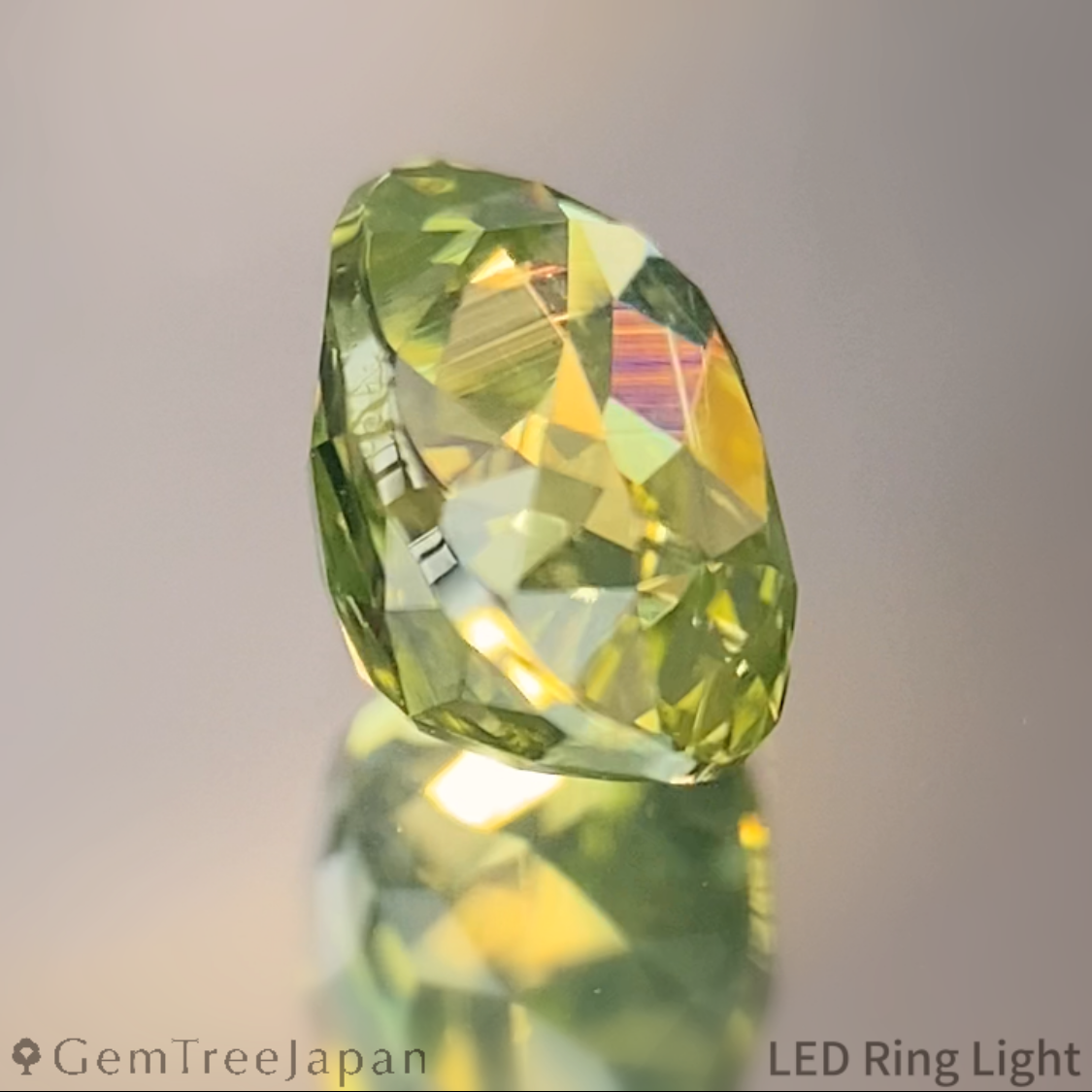 Greenish Yellow Zircon 1.283ct / Sri Lanka