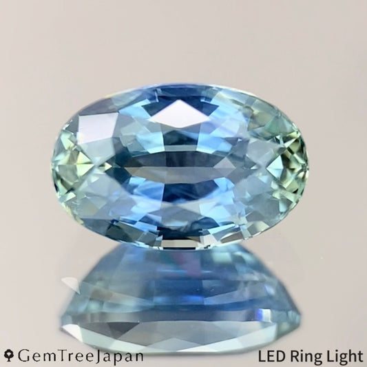 Parti-color Sapphire 1.203ct / Thailand (Kanchanaburi)
