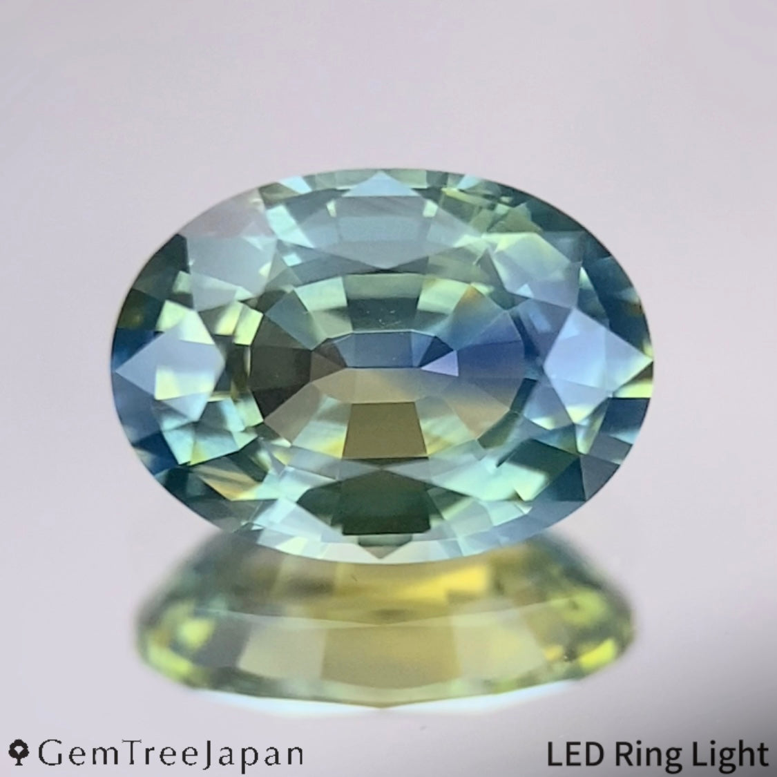 Parti-color Sapphire 1.108ct / Thailand (Kanchanaburi)