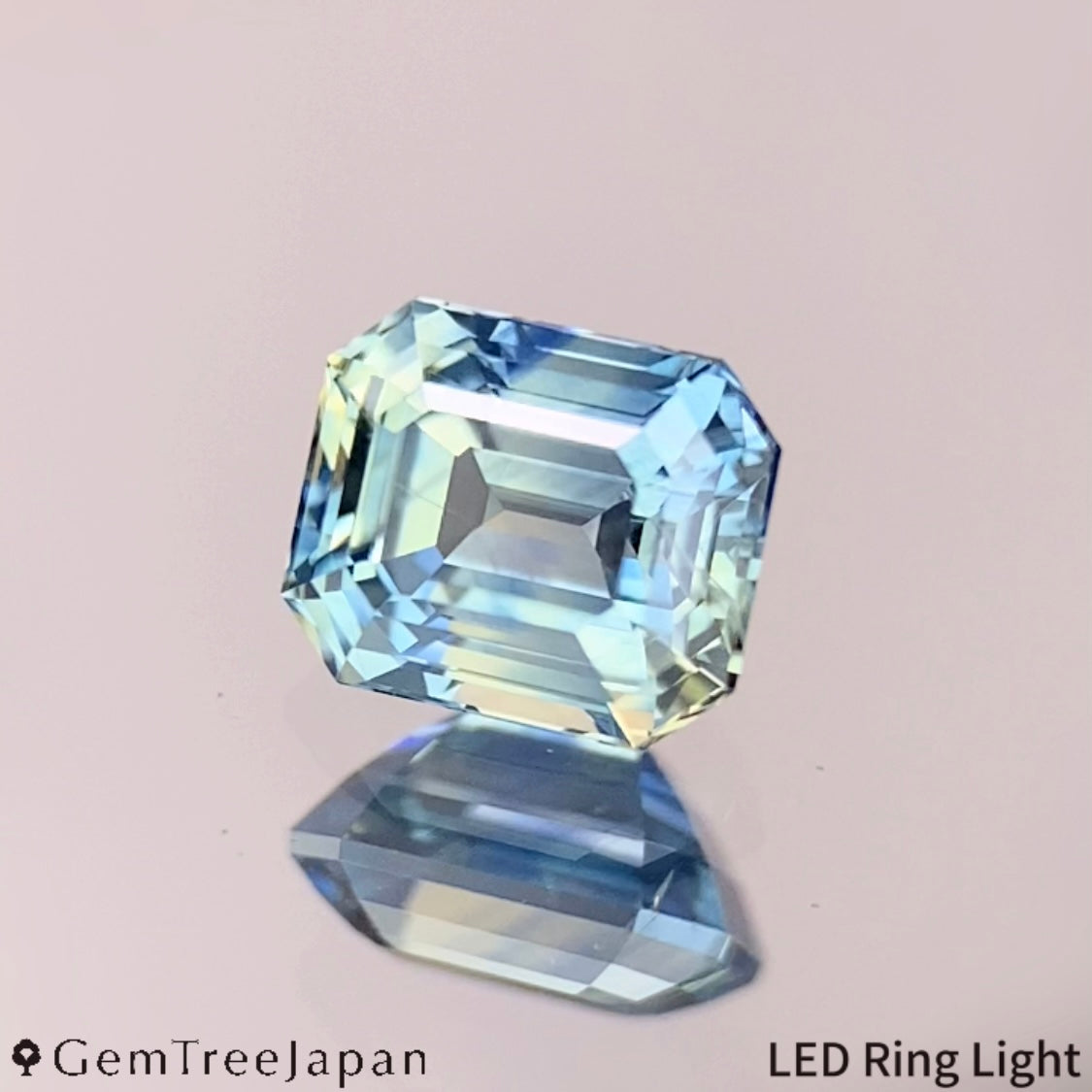 Parti-color Sapphire 0.625ct / Thailand (Kanchanaburi)