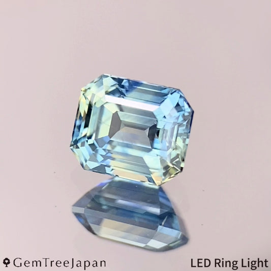 Parti-color Sapphire 0.625ct / Thailand (Kanchanaburi)