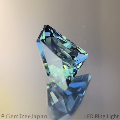 【Trial Price】Greenish Blue Sapphire 0.628ct / Madagascar