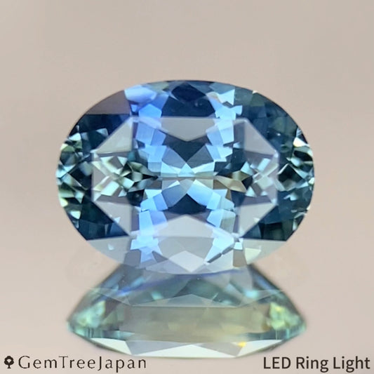Parti-color Sapphire 0.863ct / Thailand (Kanchanaburi)