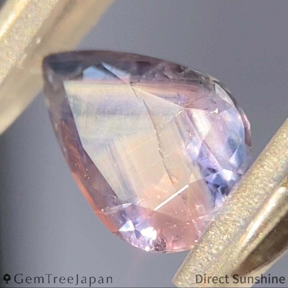 【from Rough】Unheated Sapphire 1.243ct / Kanchanaburi