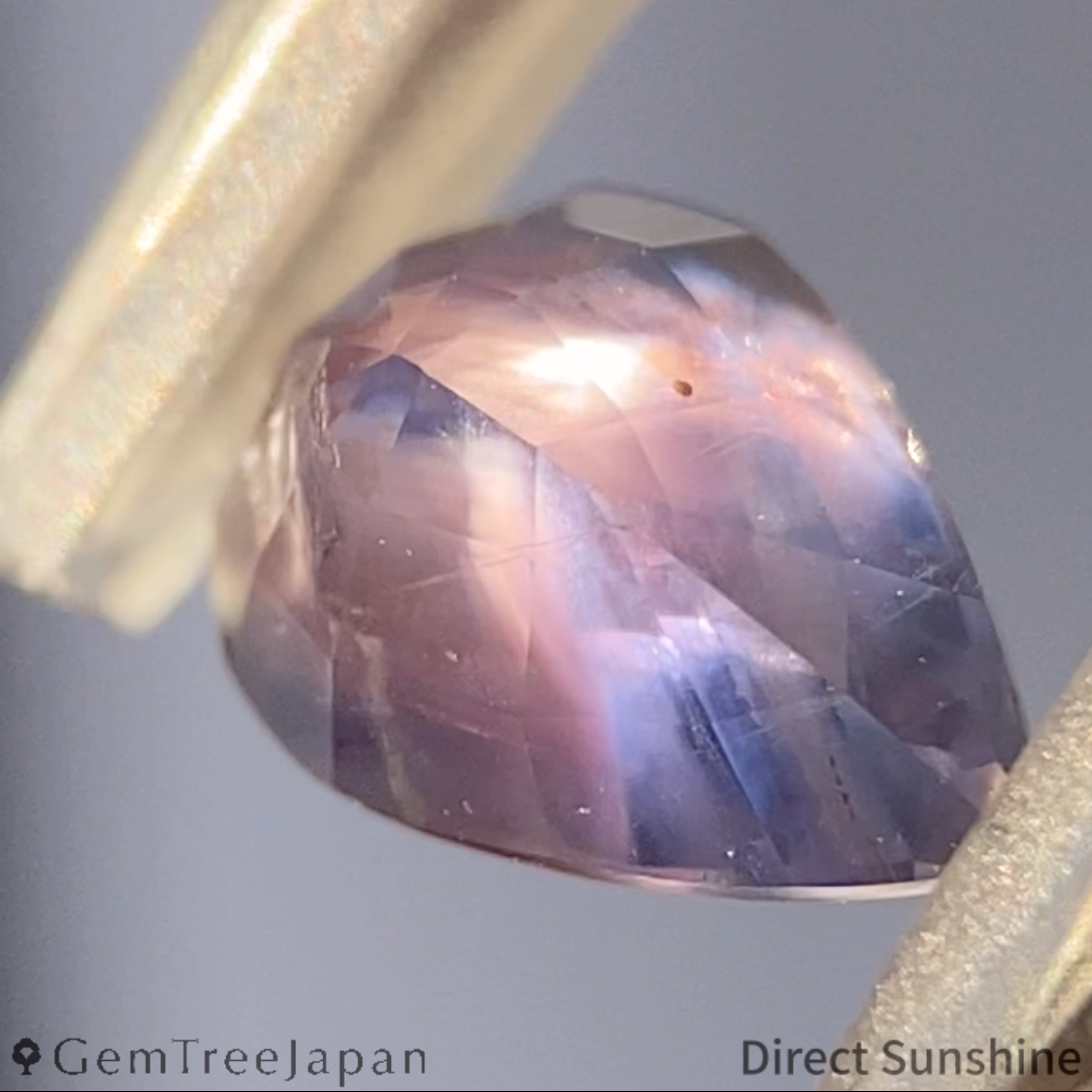 【from Rough】Unheated Sapphire 1.243ct / Kanchanaburi