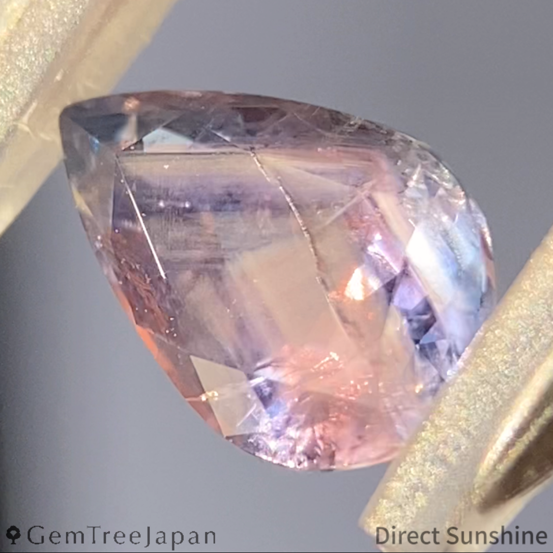 【from Rough】Unheated Sapphire 1.243ct / Kanchanaburi