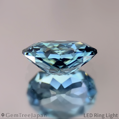 "Ice Mint Blue" Sapphire 0.693ct / Kanchanaburi (Thailand)