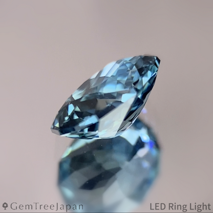 "Ice Mint Blue" Sapphire 0.693ct / Kanchanaburi (Thailand)