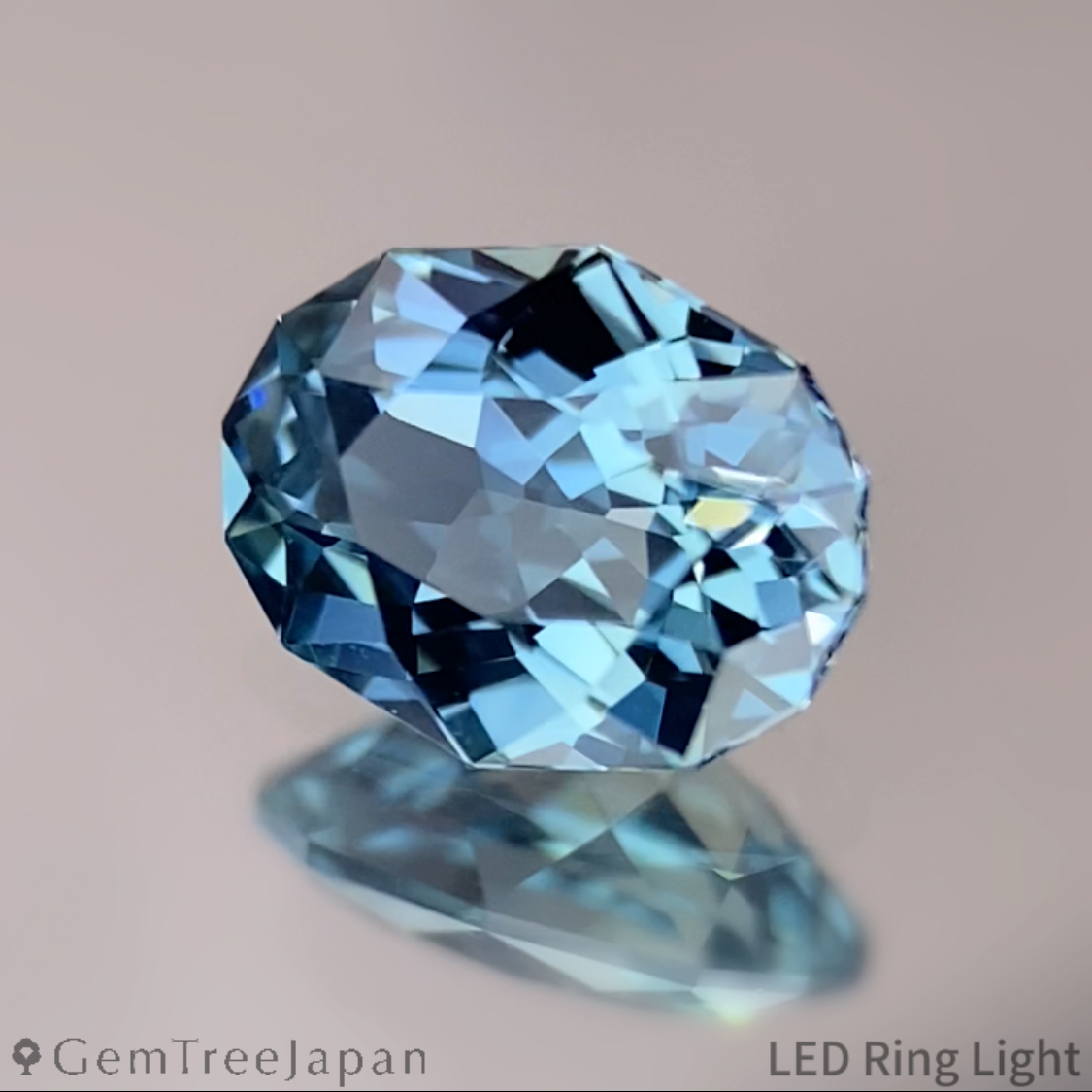 "Ice Mint Blue" Sapphire 0.693ct / Kanchanaburi (Thailand)