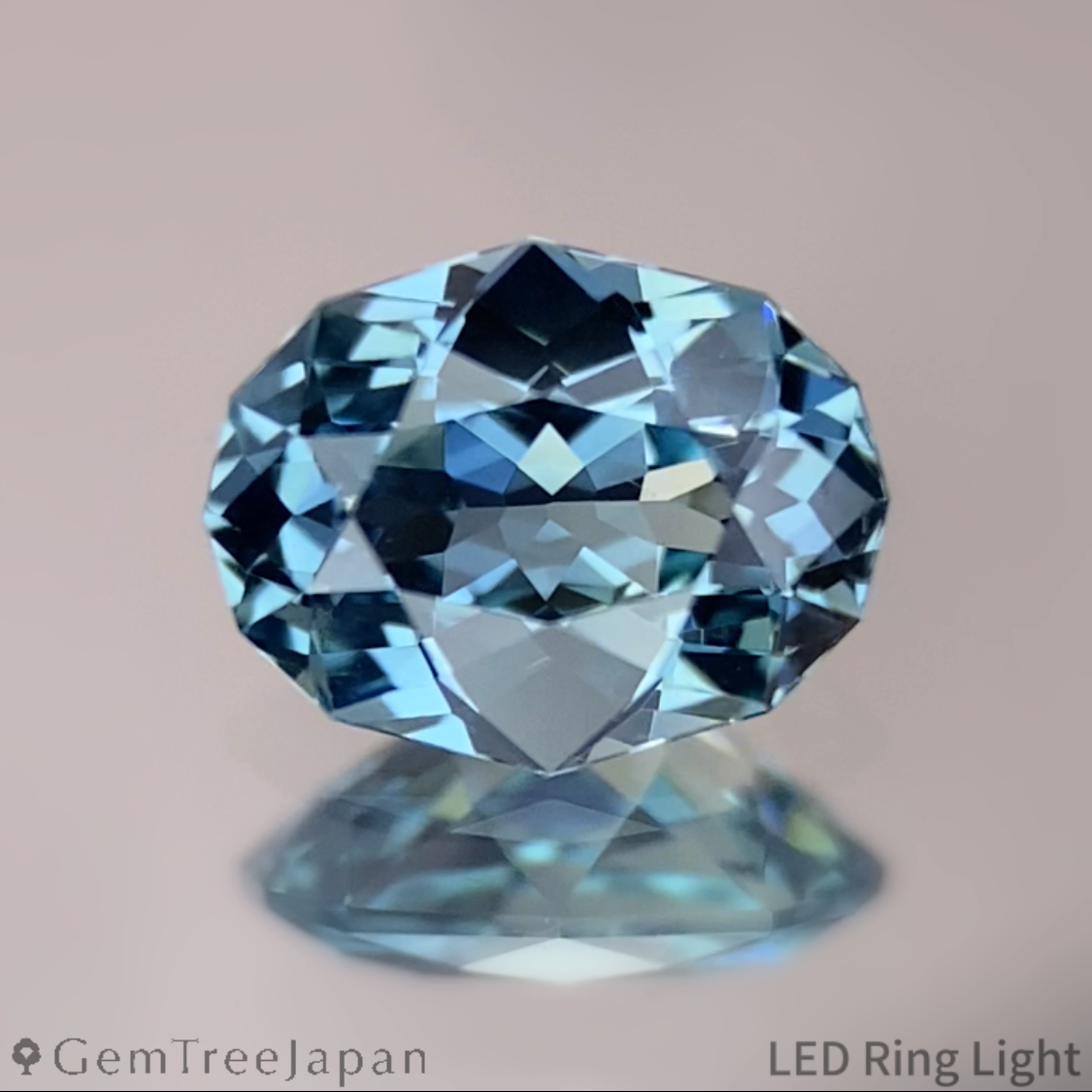 "Ice Mint Blue" Sapphire 0.693ct / Kanchanaburi (Thailand)