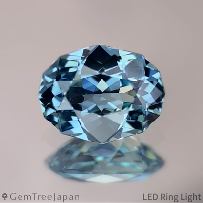 "Ice Mint Blue" Sapphire 0.693ct / Kanchanaburi (Thailand)