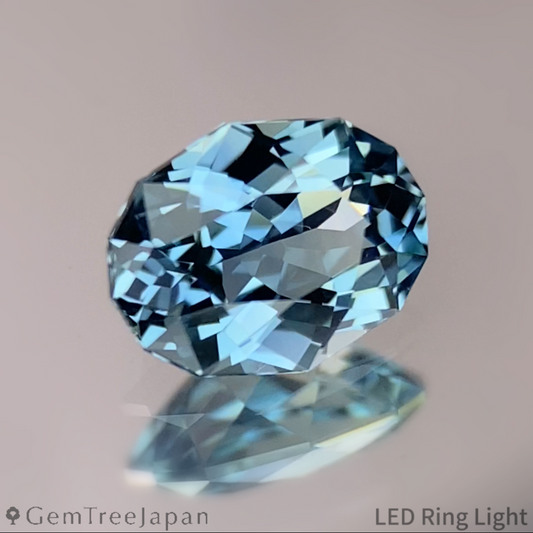 【Trial Price】"Ice Mint Blue" Sapphire 0.693ct / Kanchanaburi (Thailand)