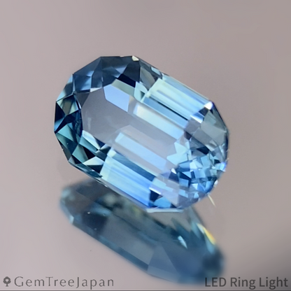 【Trial Price】"Ice Mint Blue" Sapphire 0.730ct / Kanchanaburi (Thailand)