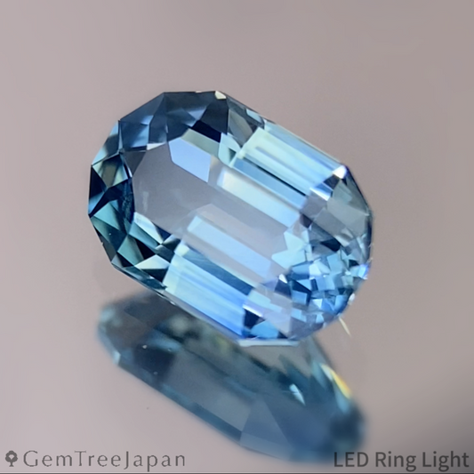 【Trial Price】"Ice Mint Blue" Sapphire 0.730ct / Kanchanaburi (Thailand)