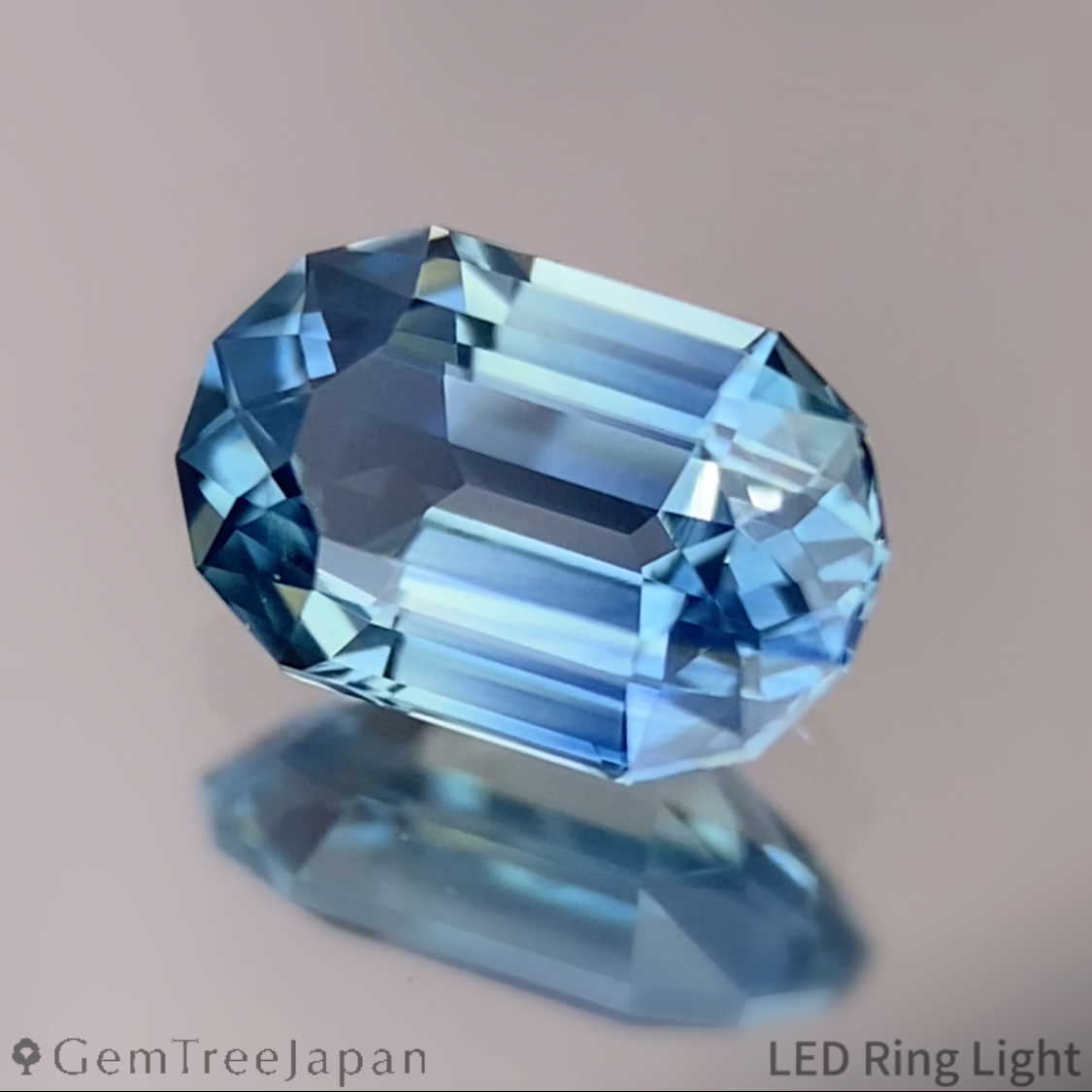 【Trial Price】"Ice Mint Blue" Sapphire 0.730ct / Kanchanaburi (Thailand)