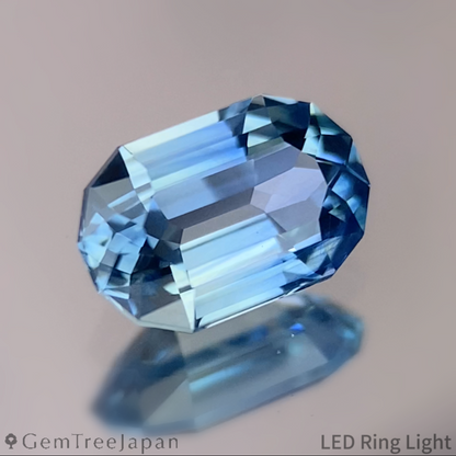 【Trial Price】"Ice Mint Blue" Sapphire 0.730ct / Kanchanaburi (Thailand)