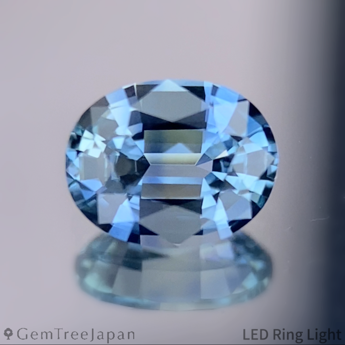 "Ice Mint Blue" Sapphire 0.655ct / Kanchanaburi (Thailand)