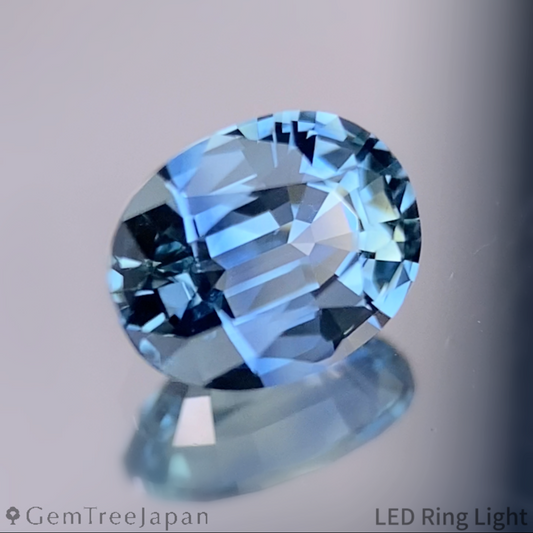 【Trial Price】"Ice Mint Blue" Sapphire 0.655ct / Kanchanaburi (Thailand)